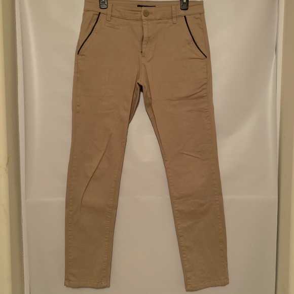 Khaki colored denim jeans - Picture 1 of 3